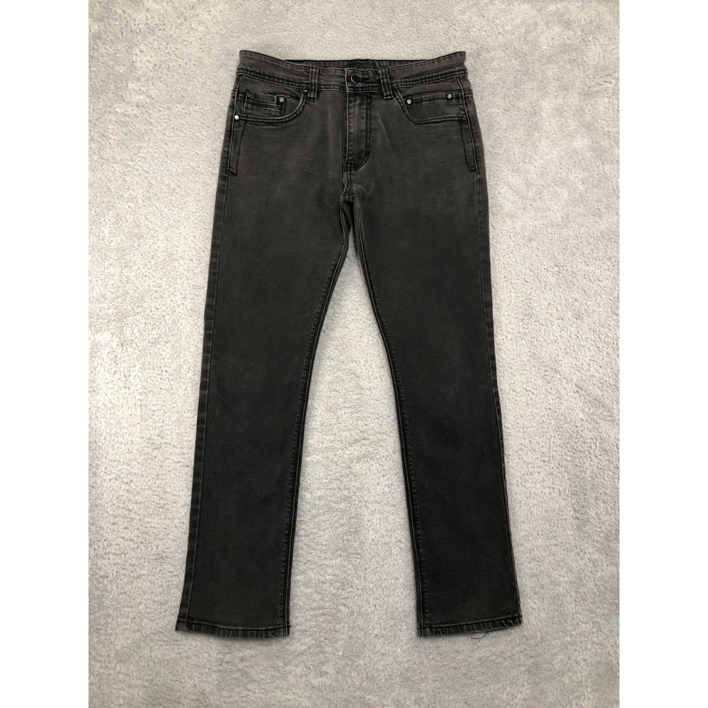 Steve's Jeans Men's 31x28 (Tag 31x30) Black Skinny Low Rise